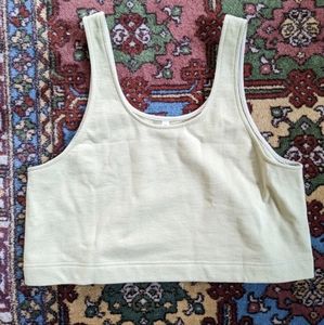 Ilana Kohn Edie Crop Tank Light Green